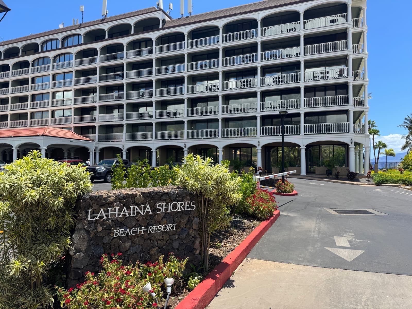 Lahaina condominium area in West Maui
